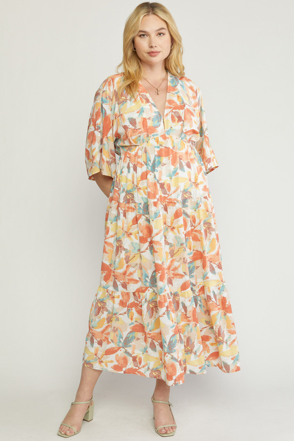 Coral Floral Dress – The Gray Birch ...